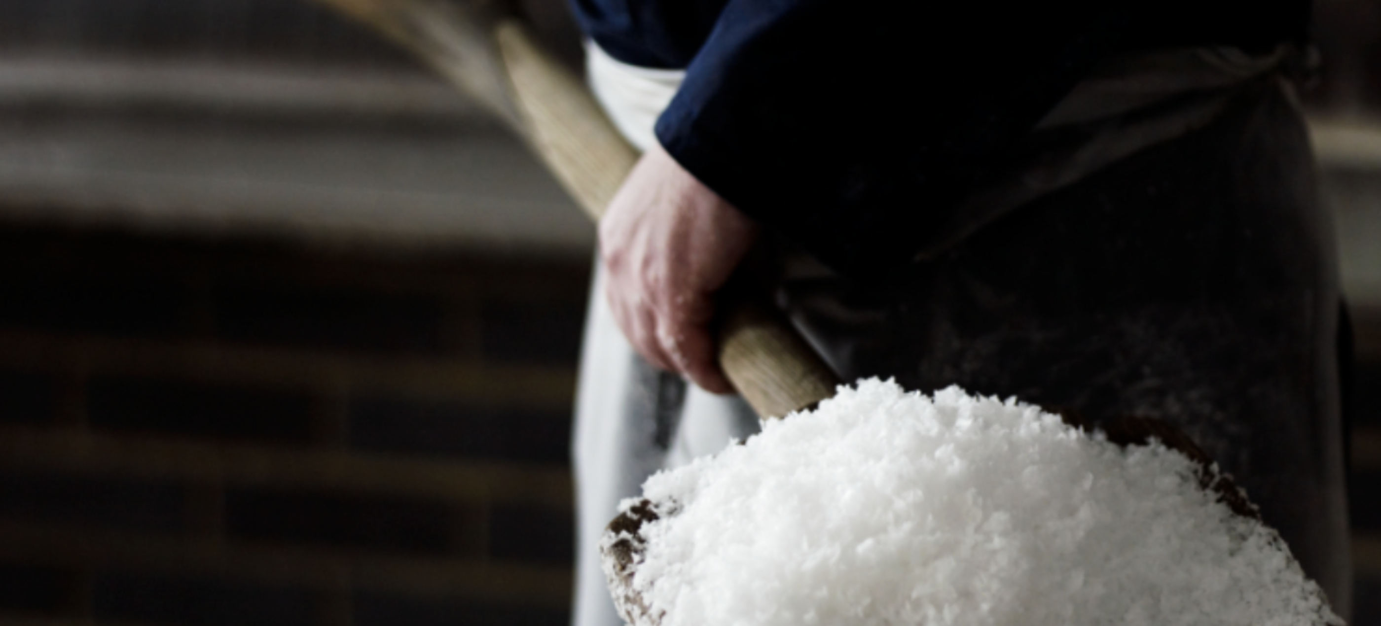 It may look like a malt shovel but this is salt production at Maldon.